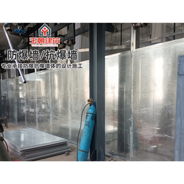 潍坊纤维复合钢板抗爆墙定制 轻质防爆墙施工安装一条龙服务
